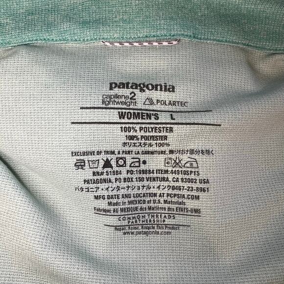 Patagonia Women's Aqua Lightweight Pullover Size L - Picture 5 of 5